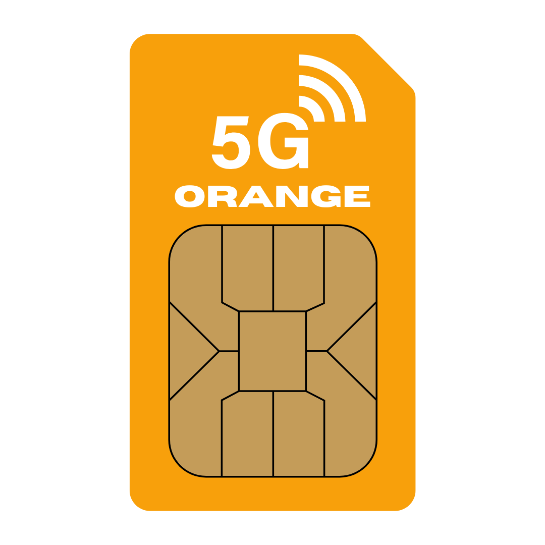 SIM Red Orange